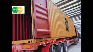 Load containers with our CPLA cutlery made by our injection machines(Quanhua)