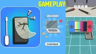 Repair Master 3D Amazing Gameplay Complete walkthrough Review