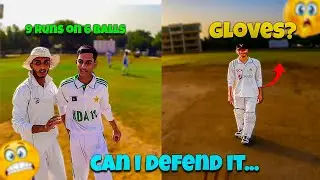 Can I Defend 9 Runs On 6 Balls!!!😬😢| Keeper Doing Keeping Without Gloves😲 | | TOURNAMENT MATCH 5/5 |