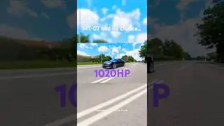 Tesla Plaid vs Yamaha MT-07 | #tesla #plaid #yamaha #mt07 #automobile #bikelife #moto #speed #bike