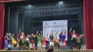 Lalilang dance by Higher Secondary students, Cotton University