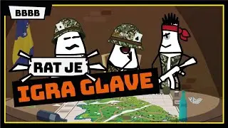 RAT JE IGRA GLAVE | Bruda povuk'o liniju razgraničenja | Animirana serija #BBBB
