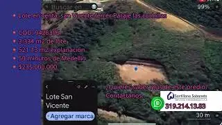 cod 9426396 Lote en venta, san Vicente verede hojas blancas