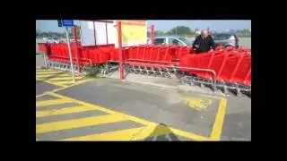Spacepac TR2-RC battery electric trolley mover - 1500Kg capacity