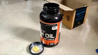 Optimum Nutrition (ON) Fish Oil Softgels Unboxing | Amazon