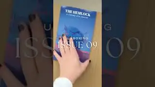 Unboxing Issue 09 of The Hemlock Journal, delivered in the US