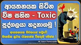 ආයතනයේ ඉන්න කෙනෙක් Toxic නම්, එයාලව හැසිරවීමේ රහස් | Mental Health | Toxic Person