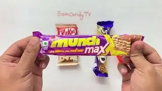 Satisfying ASMR of lots of candies and chocolates #asmr 