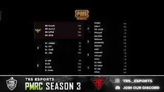 TRS ESPORTS PMRCS 3 | QUATER FINALS | ROAD TO 7K
