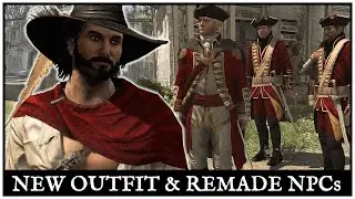 British NPCs remake (2/2) & New alt outfit + Gameplay | Assassin's Creed 4 MOD  