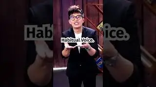 You lost your natural voice...