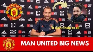 🚨 BREAKING NEWS | ERIKSEN BREAKS SILENCE ON AMORIM’S ‘WORST EVER’