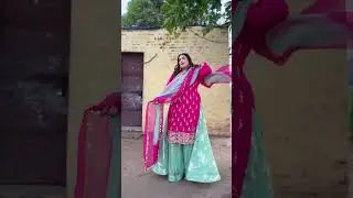Trending and stylish pink suit design #trendingreels #laddifashion #suit #skyblue #popular