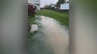 Condominium flooding in O'Fallon, Mo.