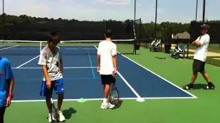 Serving under pressure drill