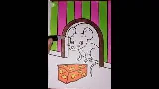 Mouse Alcohol Markers Colouring 🐁 # nice # wow # drawing # art # #colordrawing # easydrawing 🌈