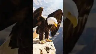 The Spirit of Freedom 🦅 | Majestic Bald Eagle ASMR | Powerful Nature Sounds #shorts#eagle #usa #asmr