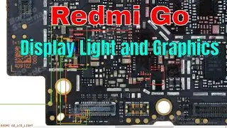 Redmi Go Display Light and Graphics problem Diagram, jumper ways