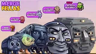Merge Fellas BOSS + BOSS⁉️Must Game Ever BLOCKY 2, BABY 3, BRAINROT 12,13 & 18 - New Update Ultimate