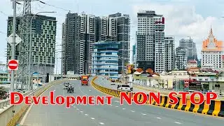 Phnom Penh Capital City Development Ing Satellite City & New Flyover Bridge Morodok Techo