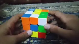 I solve #Rubik's cube first line because it is part 1
