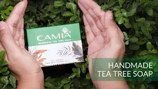 Handmade Cold Processed Organic Tea Tree Soap | CAMIA