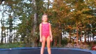 Two dorks on a trampoline