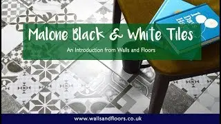 Malone Black & White Floor Tiles - An Introduction