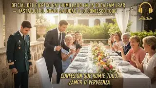 OFICIAL DEL EJÉRCITO GAY HUMILLADO EN BODA FAMILIAR — HASTA QUE EL NOVIO SALUDÓ Y CONFESÓ TODO.