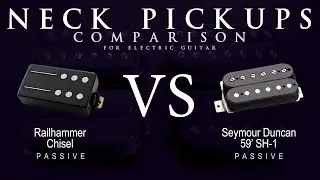 Railhammer CHISEL vs Seymour Duncan 59' SH-1 - Passive Neck Guitar Pickup Comparison Tone Demo