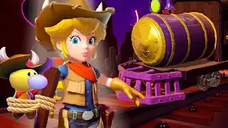 Princess Peach Showtime! - ALL Cowgirl Levels (Full Story / 100% Walkthrough)