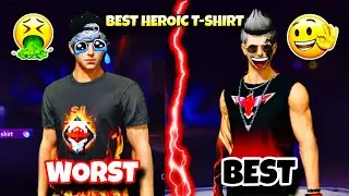 TOP - 20 BEST HEROIC T-SHIRT 👚 DESIGN BY GARENA FREE FIRE TILL NOW