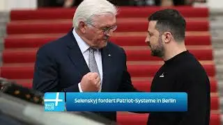 Selenskyj in Berlin fordert sieben Patriot-Systeme: Wir brauchen Luftabwehr