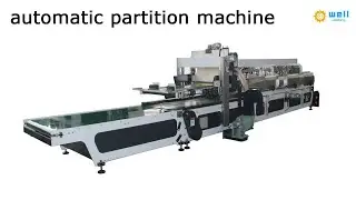 Automatic corrugated cardboard partition assembler machine #partition #assembler #machine