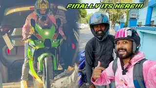 Finally its Here 🔥🔥🔥 Kawasaki Ninja ZX10R Delivery | INDIA's First 2023 zx10r | D vlogs | Part 4