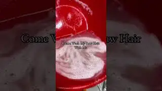 How I wash my raw hair extension #rawhairextensions #rawbundles #humanhair #hairbusinesstips