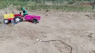 Mini Remote Control Tractor | Fun Farm Toy for Kids! 🌾 | Waheed mini toys 