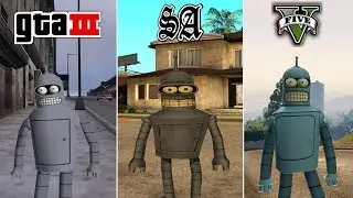 Bender (Futurama) in GTA Games (Evolution)