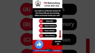 CCNA Exam Question with Answer #ccna #ccnp #network engineer #pmnetworking