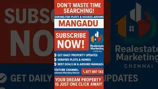 #jsrealestate #chennai #realestatemarketingtamilnadu #Tamilnadu #mangadu #plots #homes