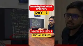 Most Difficult UPSC PYQs Solved | Indian Society and Social Issues | Important for UPSC 2026 #upsc