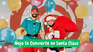 Ñejo Reparte Regalos de Navidad Vestido de Santa Claus