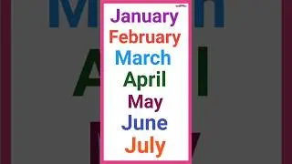 months name in english, months of the year, #english #month #spelling #short #monthsname