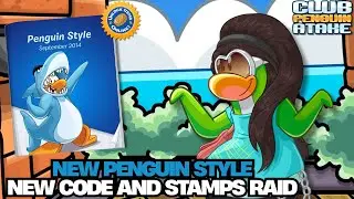 SEPTEMBER 2014 CATALOG, NEW CODE & FIRST STAMPS RAID! 📚 - AS3 | Club Penguin Atake