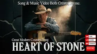 HEART OF STONE..Great Modern Country Song & Music Video. Created By Me