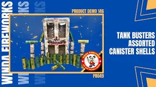 Tank Busters Assorted Canister Shells by Winda Fireworks