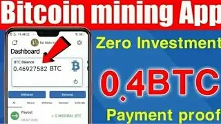 New latest Bitcoin mining App 2020 - Earn Bitcoin without investment, bitcoin earning