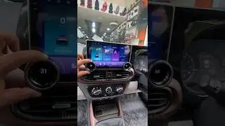 DIAMOND 2K 10.1 screen dual knob in Hyundai Aura ✅🔥🔥#shorts #trending