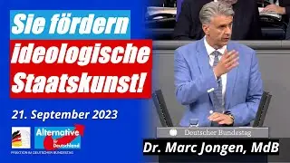 Sie f&ouml;rdern ideologische Staatskunst! - Dr. Marc Jongen, MdB