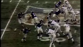 1969 NFL playoffs: Los Angeles Rams vs Minnesota Vikings (rare videotape highlights)
